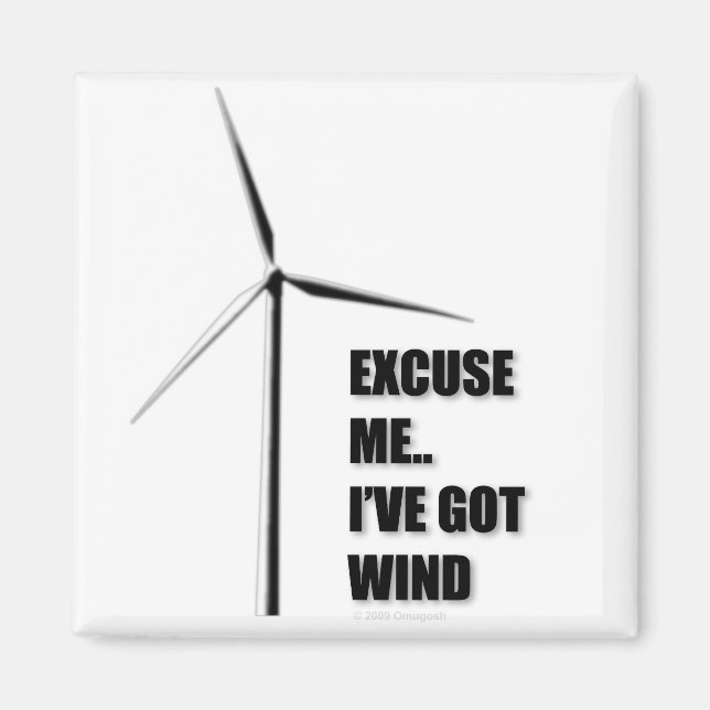 Excuse Me.. I've Got Wind - Magnet (Front)