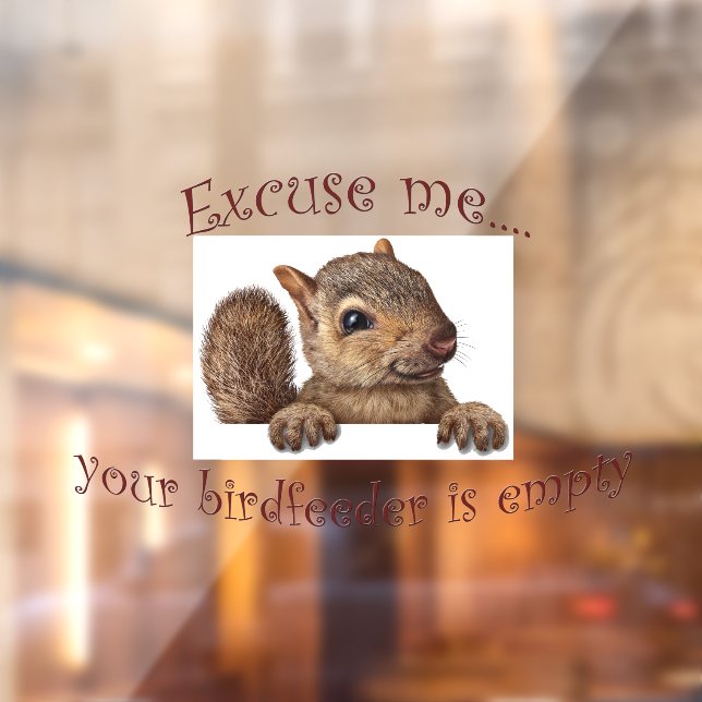 Excuse me your birdfeeder is Empty (Sheet 2)