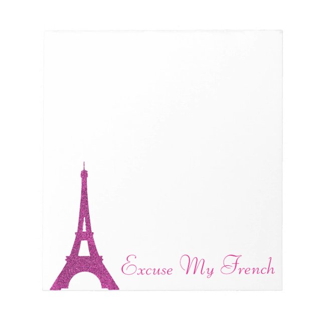Excuse My French Notepad (Front)