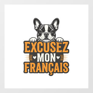 Excusez Mon Franais French Bulldog Vintage