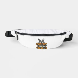 Excusez Mon Franais French Bulldog Vintage Bum Bags