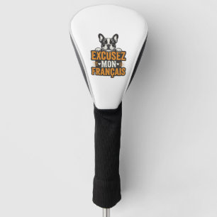 Excusez Mon Franais French Bulldog Vintage Golf Head Cover