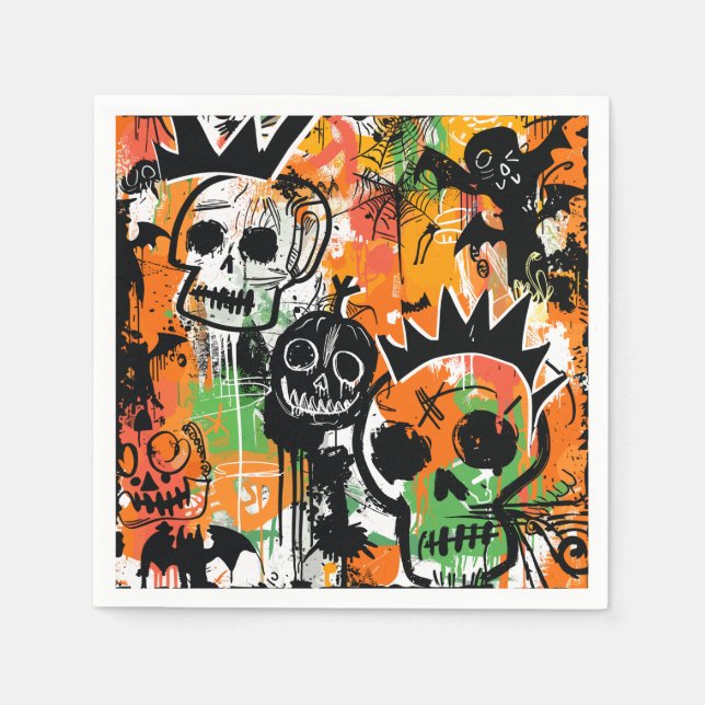 ExDesigner | Customisation | Halloween Napkin (Front)