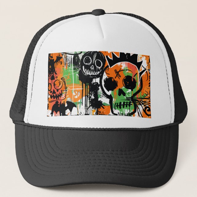 ExDesigner | Customisation | Halloween Trucker Hat (Front)