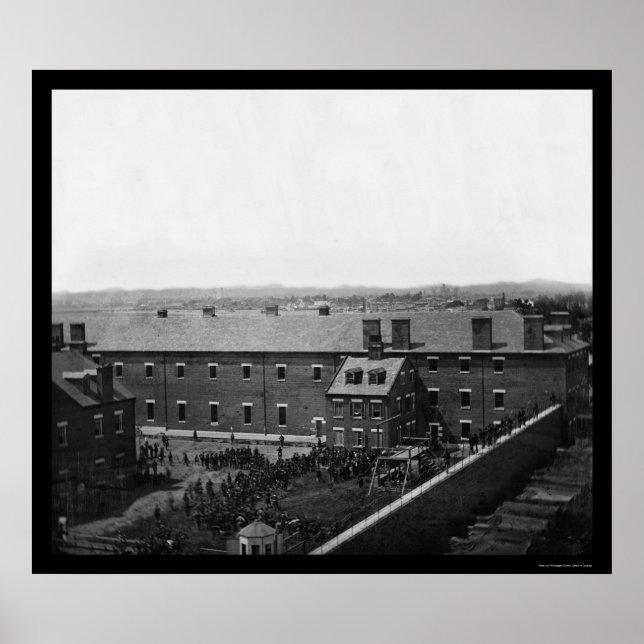 Execution of the Lincoln Conspirators 1865 Poster (Front)