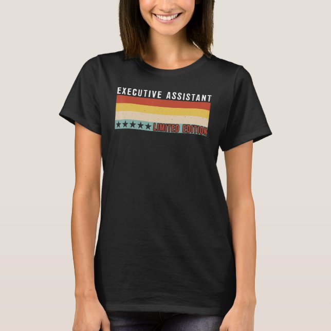 Executive Assistant Job Title Profession Worker Ap T-Shirt (Front)