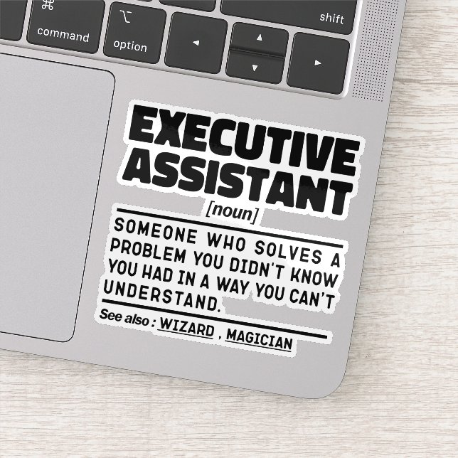 Executive Assistant Noun Funny Appreciation Gift (Detail)