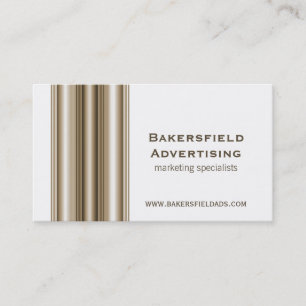 Executive Bars Business Card, Champagne Business Card