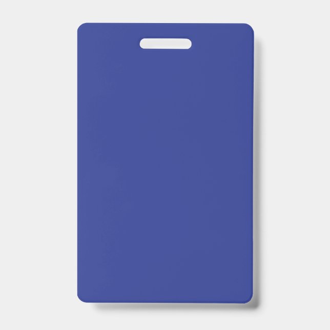 Executive Blue Custom Event Badge ID Badge (Front)