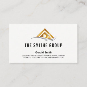 Executive Capitalist Corporate Realtor Gold Business Card
