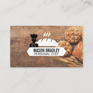 Executive Chef Culinary Arts Baker Business Card