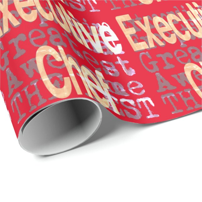 Executive Chef Extraordinaire Wrapping Paper (Roll Corner)