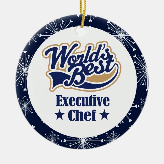 Executive Chef Gift Ornament (Front)