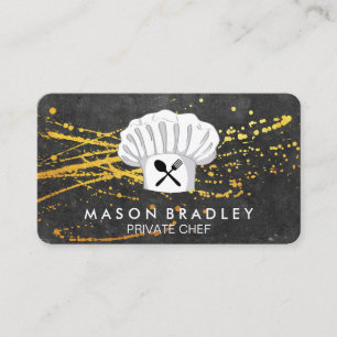 Executive Chef Modern Business Card