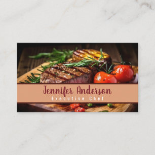 Executive Chef Personal Chef Sous Chef Restaurant Business Card