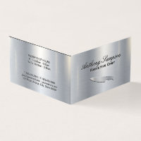 Executive Chef | Silver Metallic Gloss Background