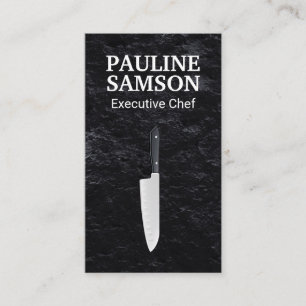 Executive Chef   Slate   Culinary Knife Business Card