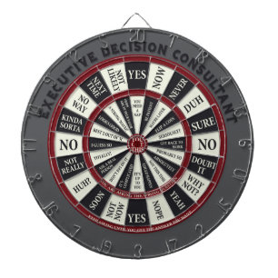 Executive Decision Consultant Dartboard