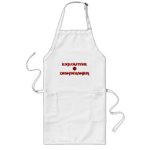 "EXECUTIVE DISHWASHER" / by: Opal01 Long Apron