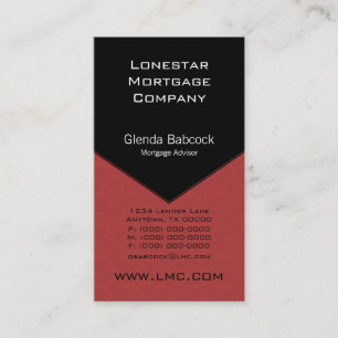 Executive Edge Business Card, Crimson Card
