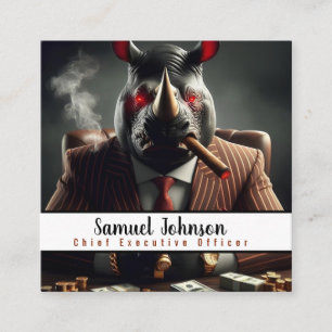 Executive Funny CEO Chief Executive Officer Square Business Card