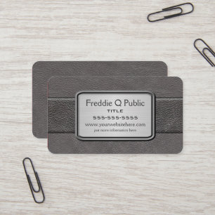 Executive Grey Business Card
