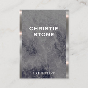 Executive Lux Trim Black Marble Business Card
