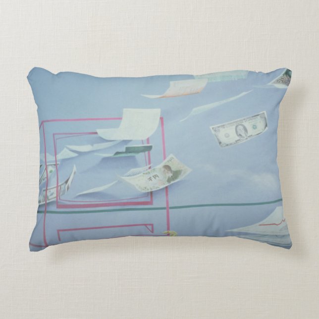 Executive Money I Decorative Cushion (Front)