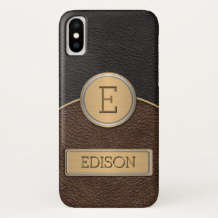 Executive Monogram Name Template iPhone X Case