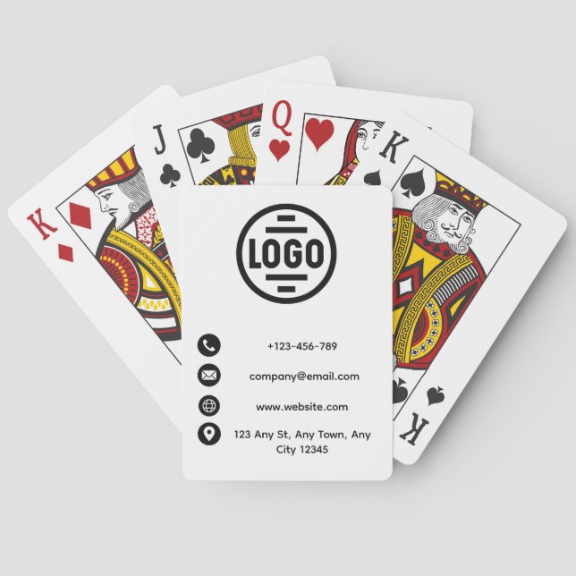 Executive Networker Business Playing Cards (Back)