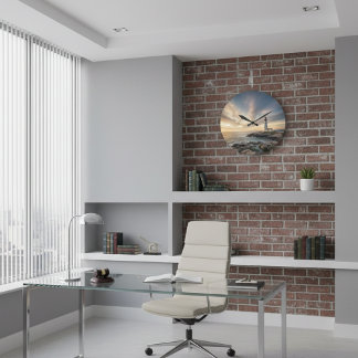 Executive Office Lighthouse Acrylic Wall Clock