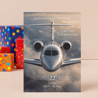Executive Private Jet Plane Birthday Party