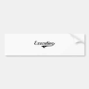 Executive Professional Job Bumper Sticker