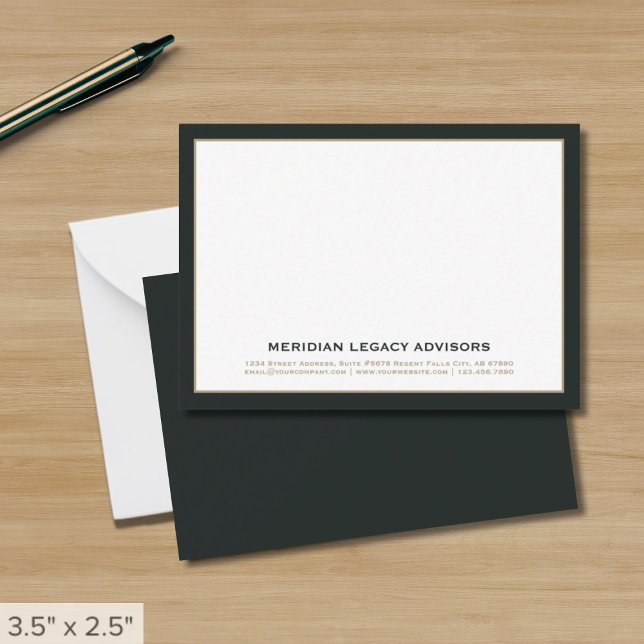 Executive Professional Note Card (Creator Uploaded)