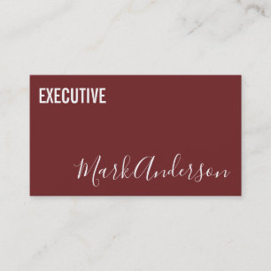 Executive   Signature Series Business Card