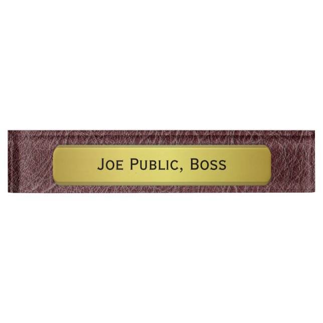 Executive's Gold Name Plate Effect (Front)