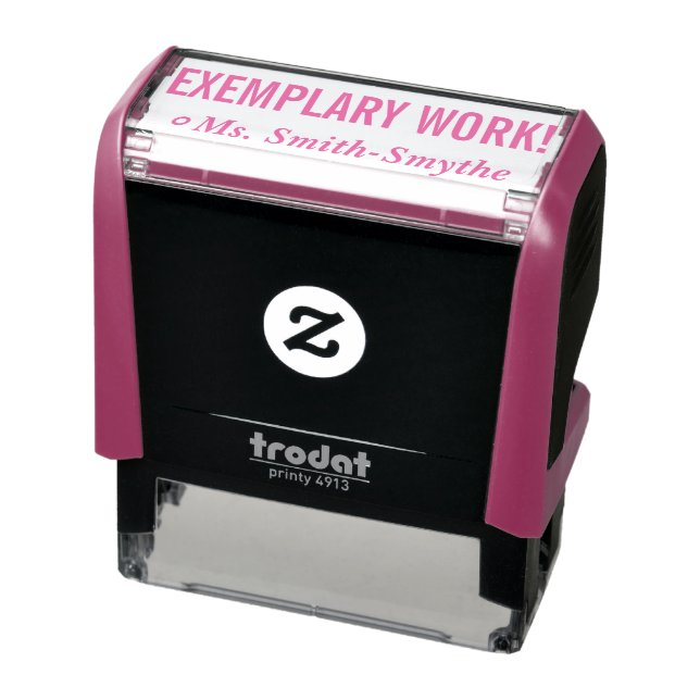 "EXEMPLARY WORK!" Acknowledgement Rubber Stamp (Product)