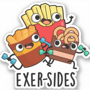 Exer-sides Funny Exercise Pun 