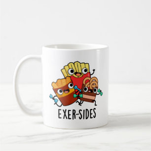 Exer-sides Funny Exercise Pun  Coffee Mug