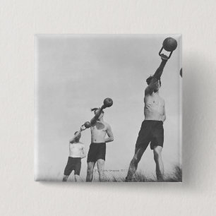 Exercise 15 Cm Square Badge