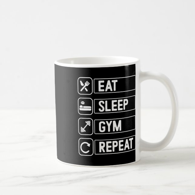 Exercise Bodybuilding Gym  Coffee Mug (Right)