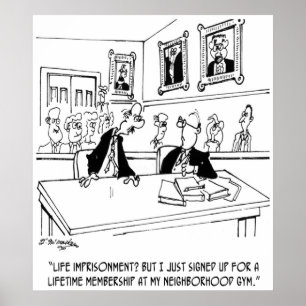 Exercise Cartoon 5311 Poster