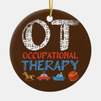 Exercise OT Occupational Therapy Occupational Ceramic Ornament