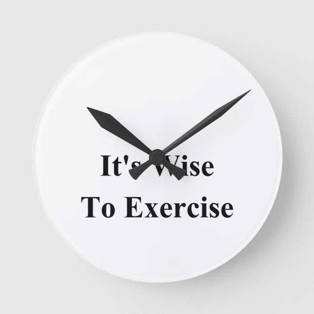 Exercise Round Clock (Front)