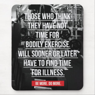Exercise - Workout Motivational Mouse Pad