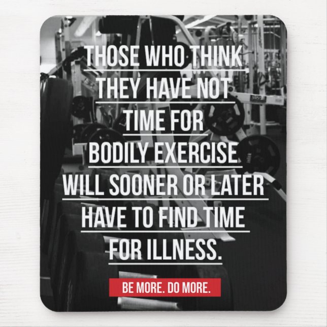 Exercise - Workout Motivational Mouse Pad (Front)