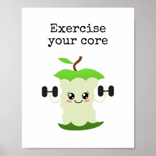Exercise your core poster