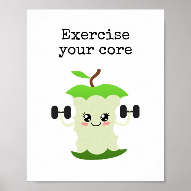 Exercise your core poster (Front)