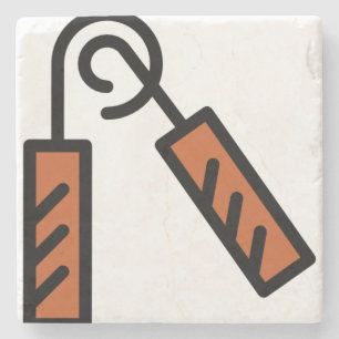 exercising stone coaster