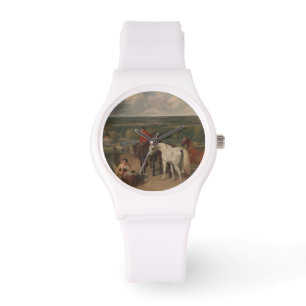 Exercising the Royal Horses (Equine Art) Watch